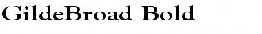 GildeBroad Bold Font