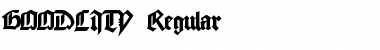 GOODCITY Regular Font