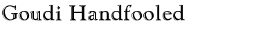 Goudi Handfooled Regular Font