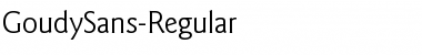 GoudySans Regular Font