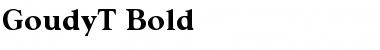 GoudyT Bold Font