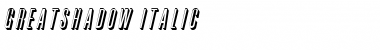 GreatShadow Italic Font