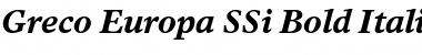 Download Greco Europa SSi Font