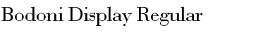 Bodoni-Display Regular Font