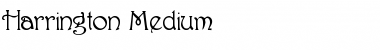 Harrington Medium Font