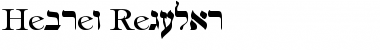 Hebrew Regular Font