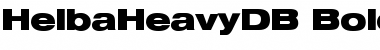 HelbaHeavyDB Bold Font