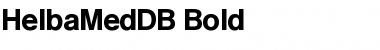 Download HelbaMedDB Font