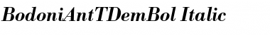 BodoniAntTDemBol Italic Font