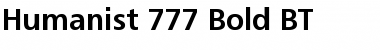 Humnst777 BT Bold Font