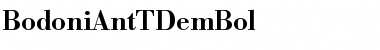 BodoniAntTDemBol Regular Font