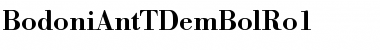 BodoniAntTDemBolRo1 Regular Font