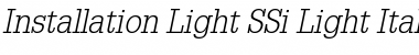 Download Installation Light SSi Font