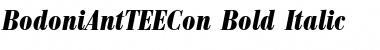 BodoniAntTEECon Bold Italic Font