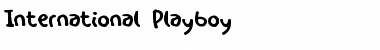 International Playboy Regular Font