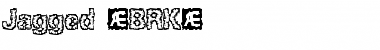 Jagged (BRK) Regular Font