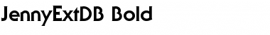 JennyExtDB Bold Font