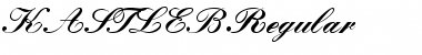 KASTLEB Regular Font