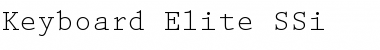 Keyboard Elite SSi Regular Font