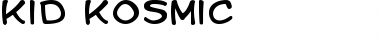 Kid Kosmic Regular Font