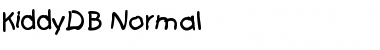 KiddyDB Normal Font