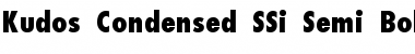 Kudos Condensed SSi Semi Bold Condensed Font
