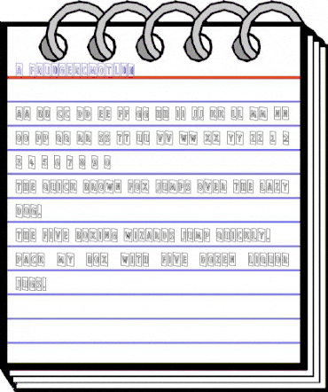 a_FrudgerCmOtlDn Regular animated font preview