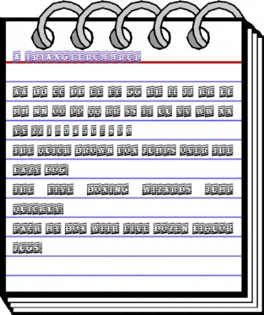a_TrianglerCmMrUp Regular animated font preview