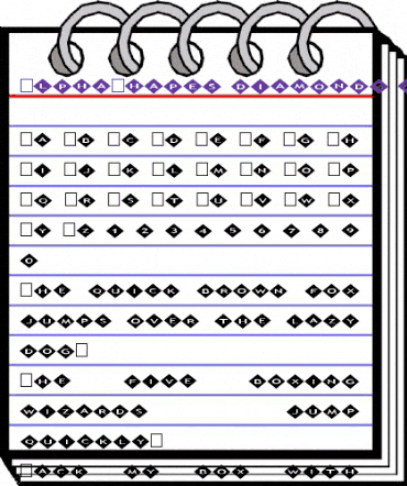 AlphaShapes diamonds 2 Normal animated font preview