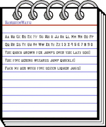 BandhemWatu Regular animated font preview