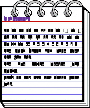 BigHeadMofo Regular animated font preview