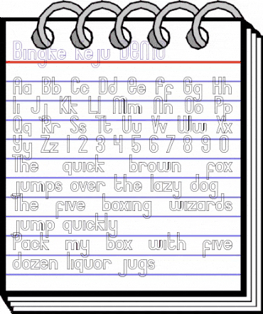 Bingke Keju DEMO Regular animated font preview
