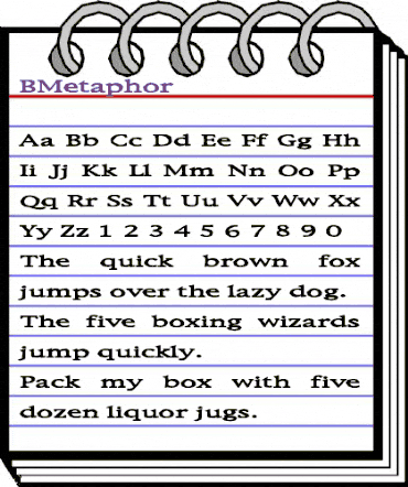 B Medium animated font preview