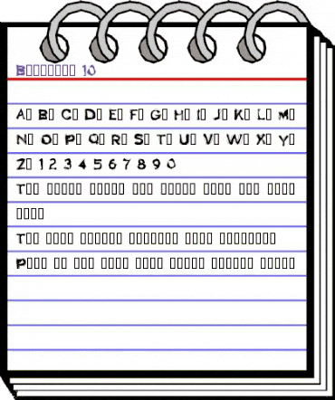 Boogaloo 1.0 Regular animated font preview