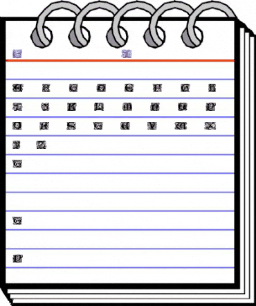 ChaucerianInitials Regular animated font preview