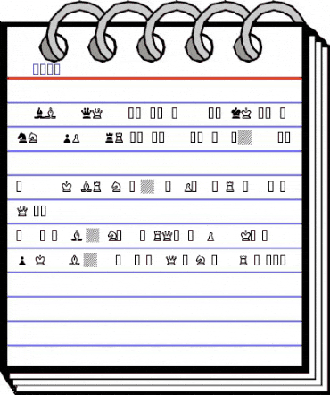 ChessSSi Regular animated font preview