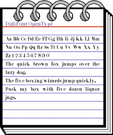 Didi Font animated font preview