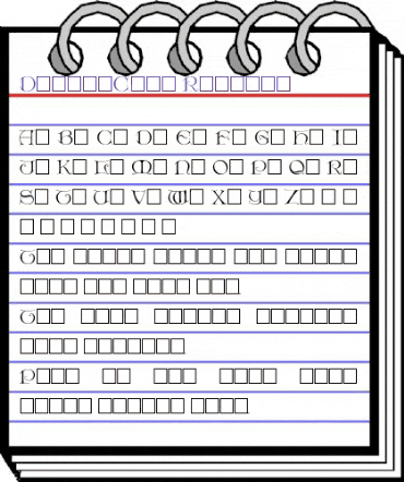 DieterCaps Regular animated font preview