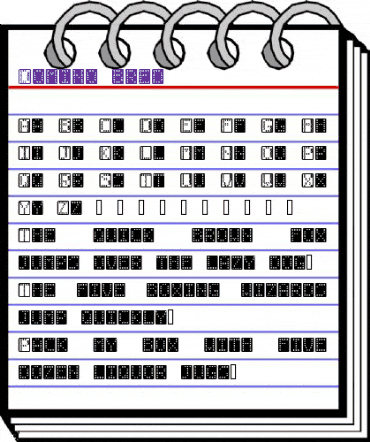 Domino bred Regular animated font preview