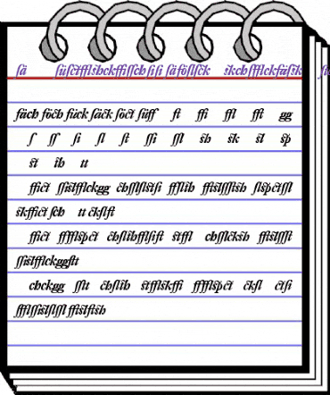 DTL Fleischmann D Bold Italic Alt animated font preview