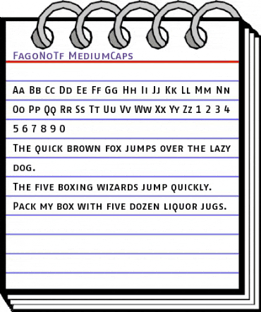 FagoNoTf Medium animated font preview
