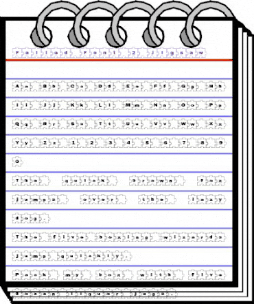 Failed Font 2 Jigsaw animated font preview