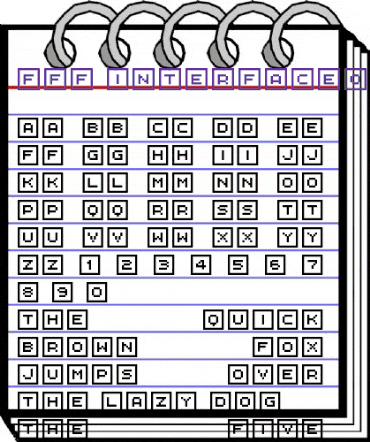 FFF Interface03 Regular animated font preview