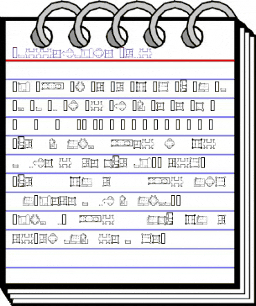 Floorplans Demo Regular animated font preview