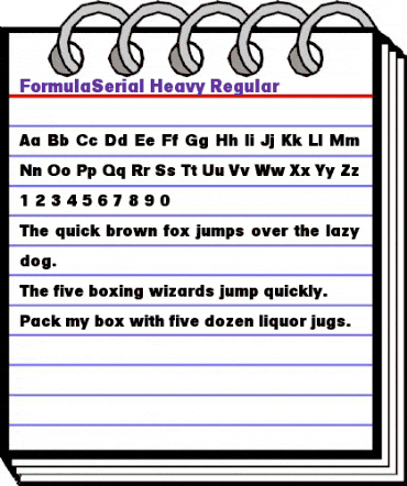 FormulaSerial-Heavy Regular animated font preview