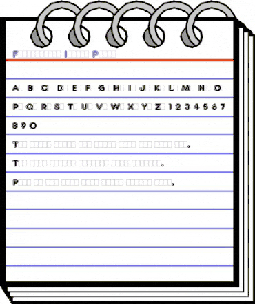 Frankfurter Inline Regular animated font preview
