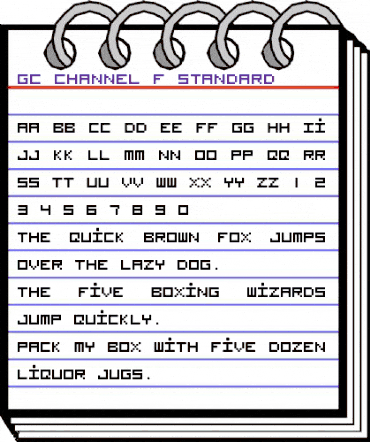GC Channel F Standard Regular animated font preview