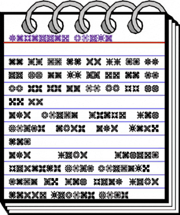 Hawaiian Quilt2 Regular animated font preview