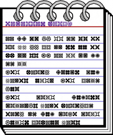 Hawaiian Quilt3 Regular animated font preview