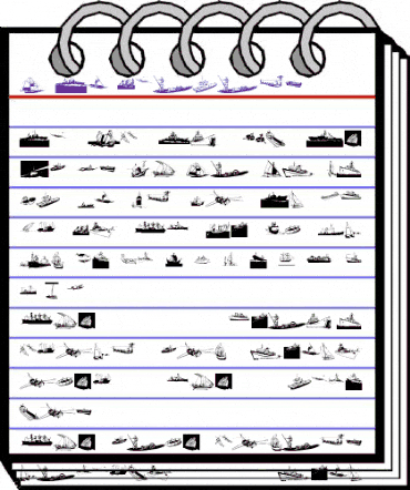 I Am Sailing Regular animated font preview
